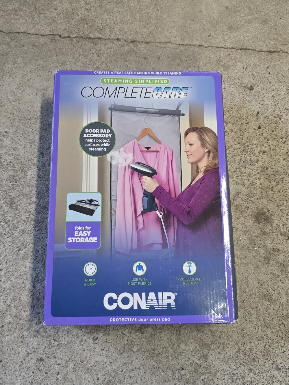 New Conair Complete Care Garment Steaming Protection Pad for Doors & Walls